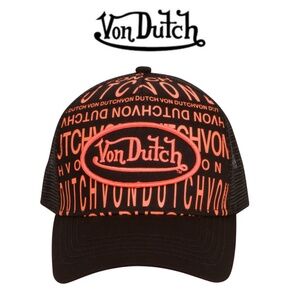 Von Dutch Broken Logo Monogram Trucker